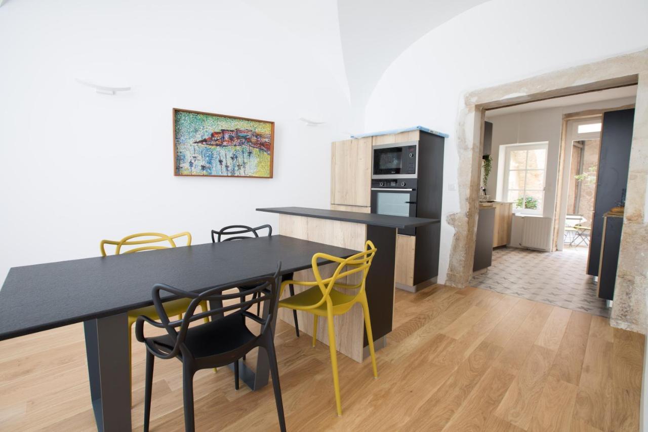 L'Aubertine - Appartement Hypercentre Avec Terrasse Beaune  Ngoại thất bức ảnh