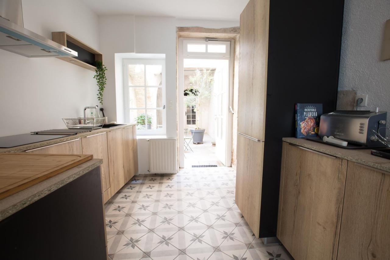 L'Aubertine - Appartement Hypercentre Avec Terrasse Beaune  Ngoại thất bức ảnh